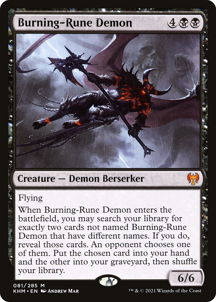 Burning-Rune Demon [KHM-81]