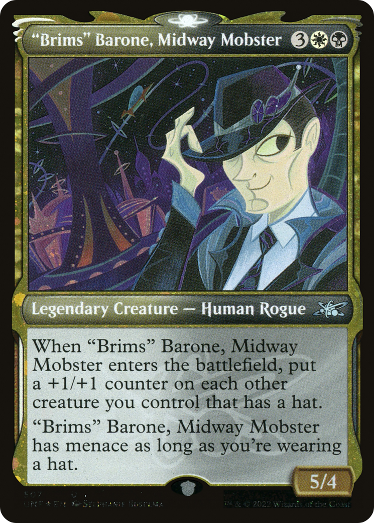 "Brims" Barone, Midway Mobster - Showcase - Galaxy Foil [UNF-507]