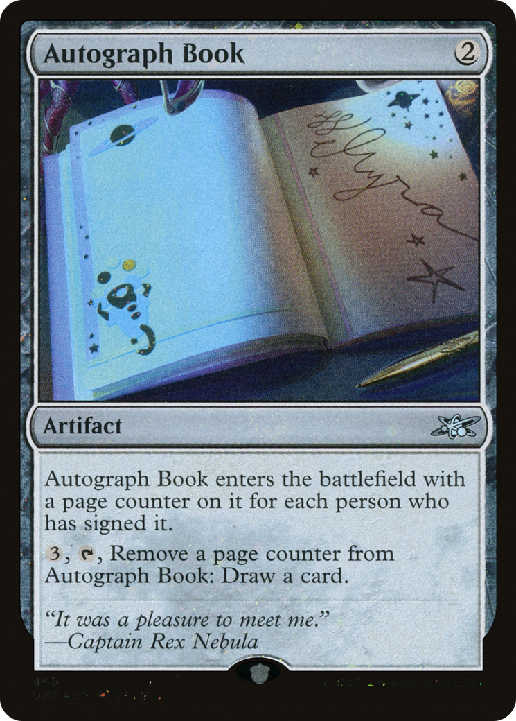 Autograph Book - Galaxy Foil [UNF-469]