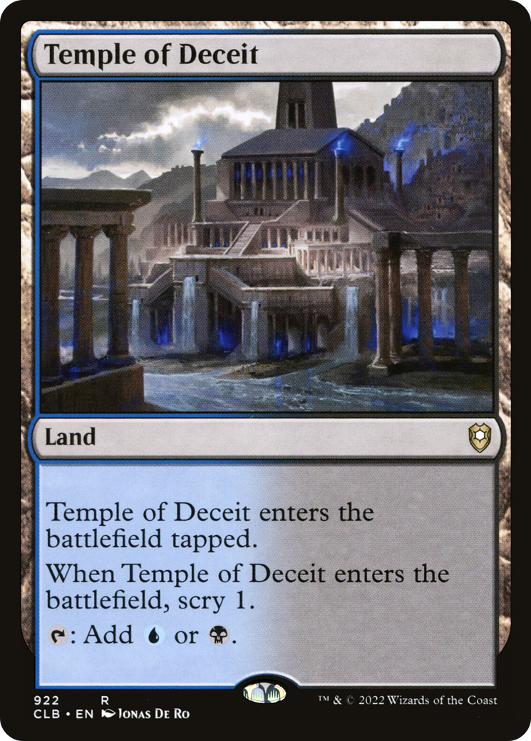 Temple of Deceit [CLB-922]