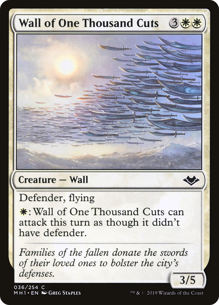 Wall of One Thousand Cuts [MH1-36]