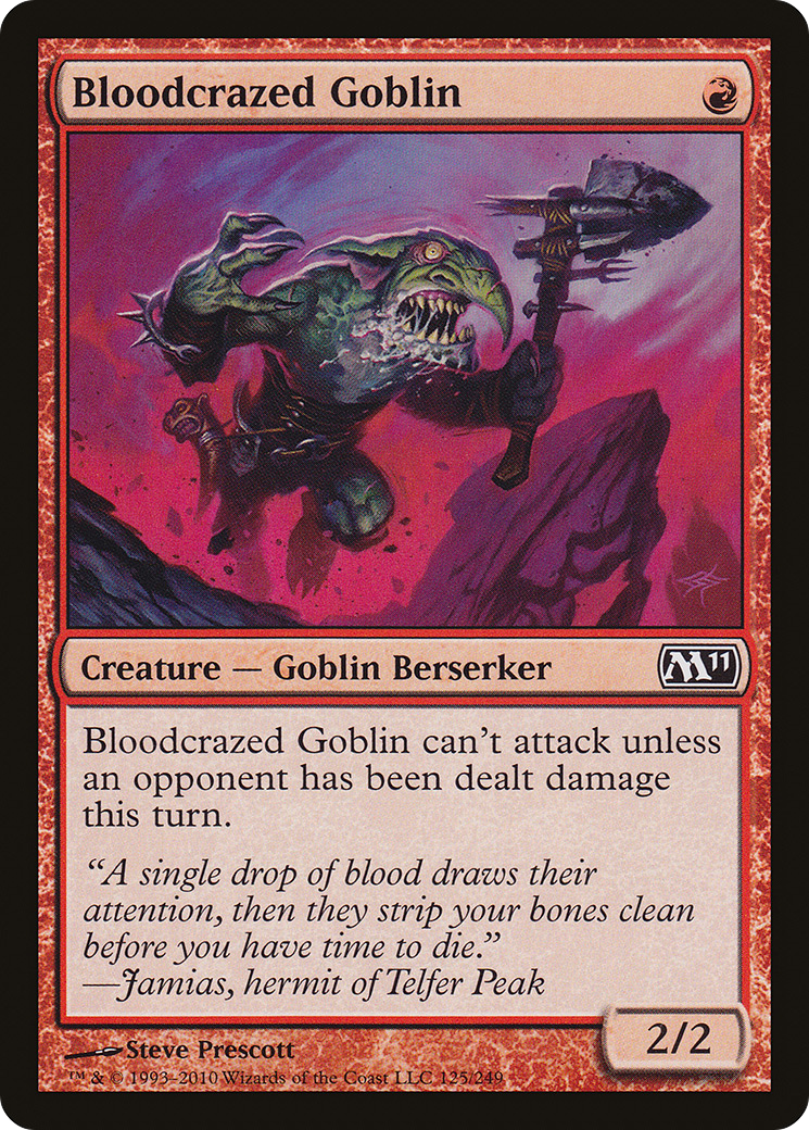 Bloodcrazed Goblin [M11-125]