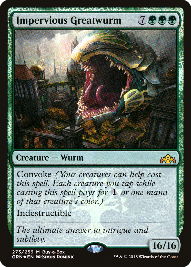 Impervious Greatwurm - Buy-a-Box Promo [GRN-273]