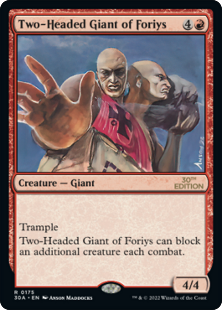 Two-Headed Giant of Foriys [30A-175]