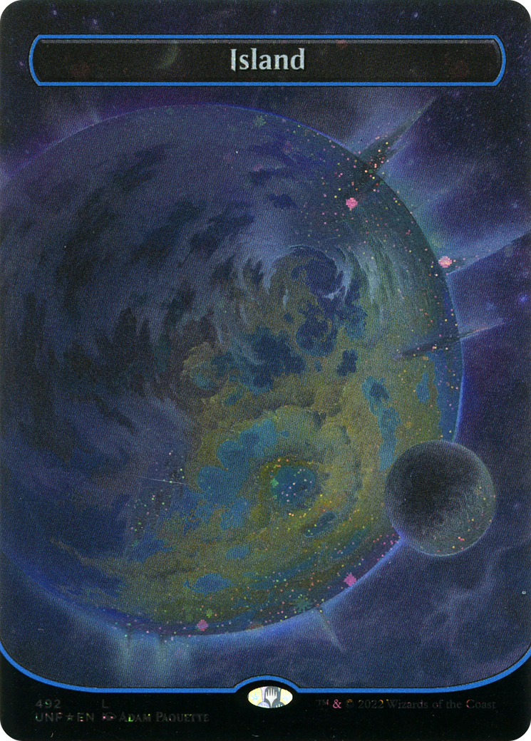 Island - Galaxy Foil - Full Art [UNF-492]