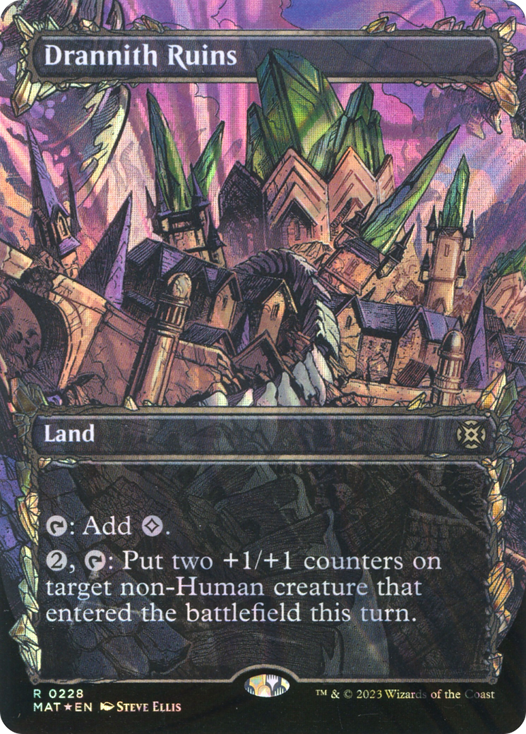 Drannith Ruins - Borderless - Showcase - Halo Foil [MAT-228]