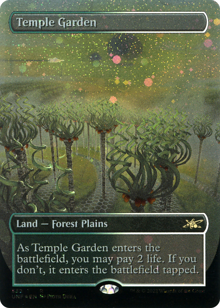 Temple Garden - Borderless - Galaxy Foil - Full Art [UNF-532]