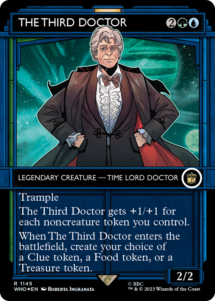 The Third Doctor - Borderless - Showcase - Surge Foil [WHO-1145]