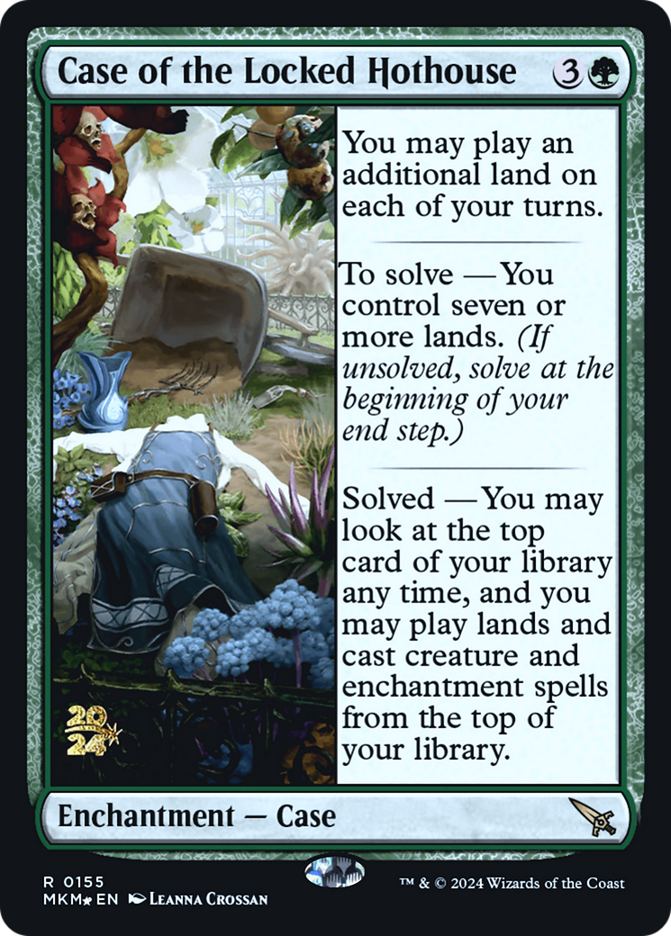 Case of the Locked Hothouse - Prerelease Promo [PMKM-155s]