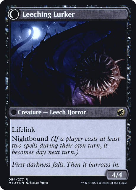 Curse of Leeches // Leeching Lurker - Prerelease Promo [PMID-94s]