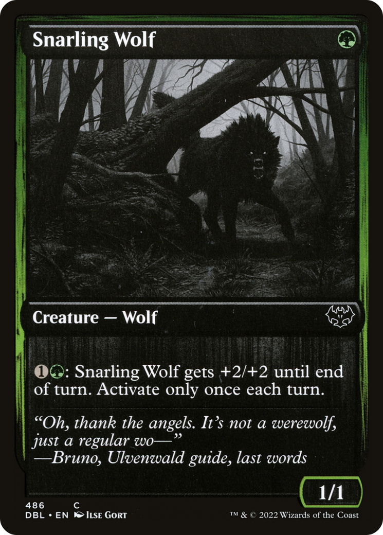 Snarling Wolf [DBL-486]