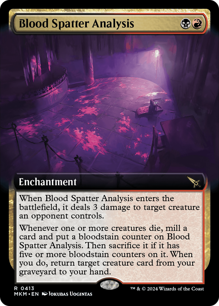 Blood Spatter Analysis - Extended Art [MKM-413]