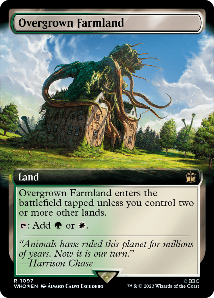 Overgrown Farmland - Extended Art - Surge Foil [WHO-1097]