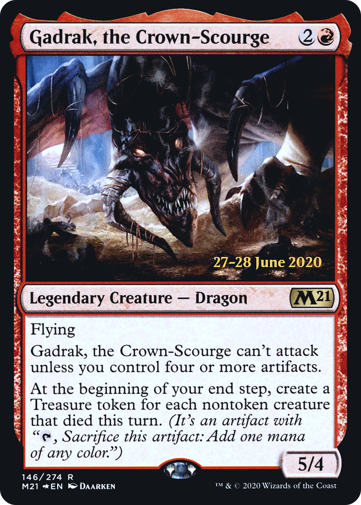 Gadrak, the Crown-Scourge - Prerelease Promo [PM21-146s]