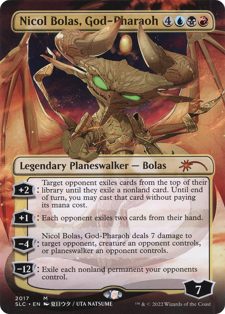 Nicol Bolas, God-Pharaoh - Borderless - Promo [SLC-2017]