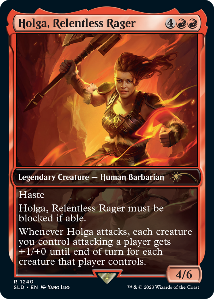 Holga, Relentless Rager - Full Art [SLD-1240]