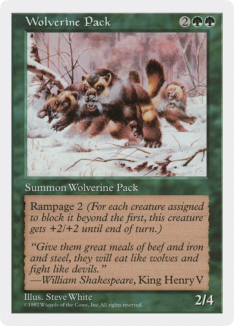 Wolverine Pack [5ED-344]