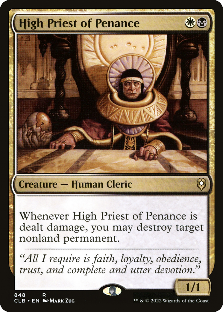 High Priest of Penance [CLB-848]