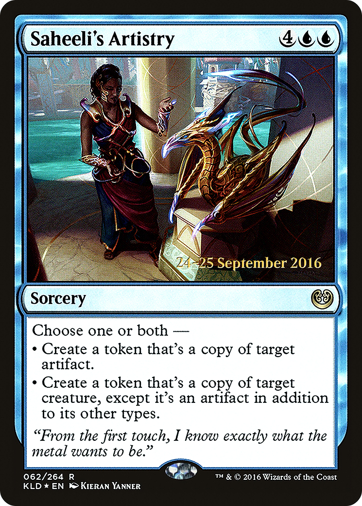 Saheeli's Artistry - Prerelease Promo [PKLD-62s]