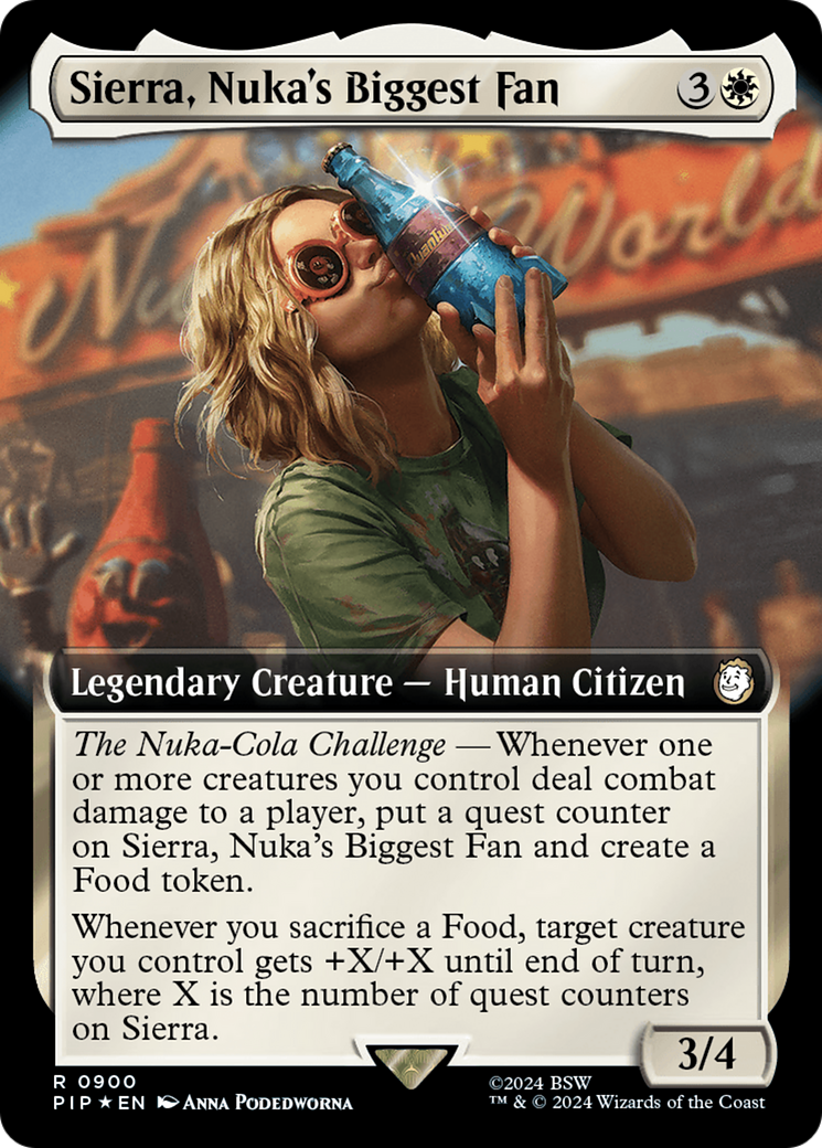 Sierra, Nuka's Biggest Fan - Extended Art - Surge Foil [PIP-900]