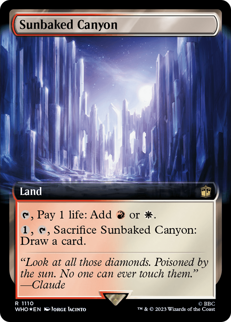 Sunbaked Canyon - Extended Art - Surge Foil [WHO-1110]