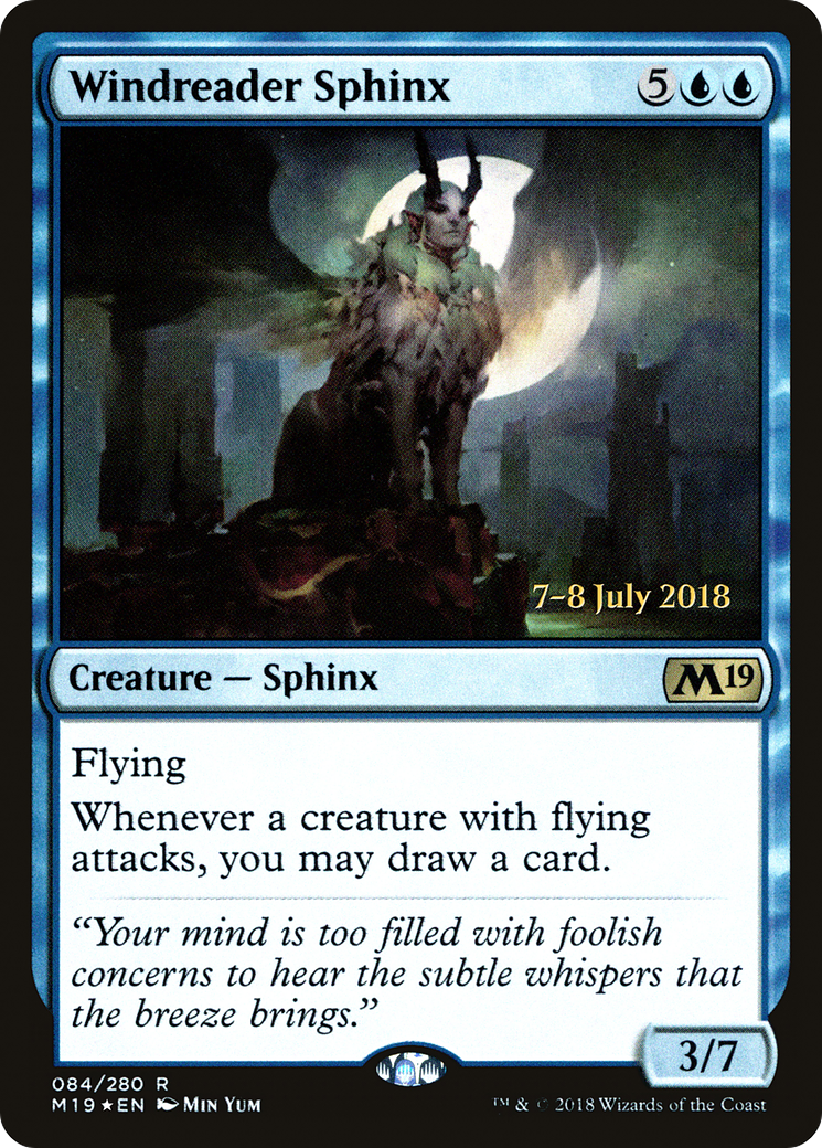 Windreader Sphinx - Prerelease Promo [PM19-84s]