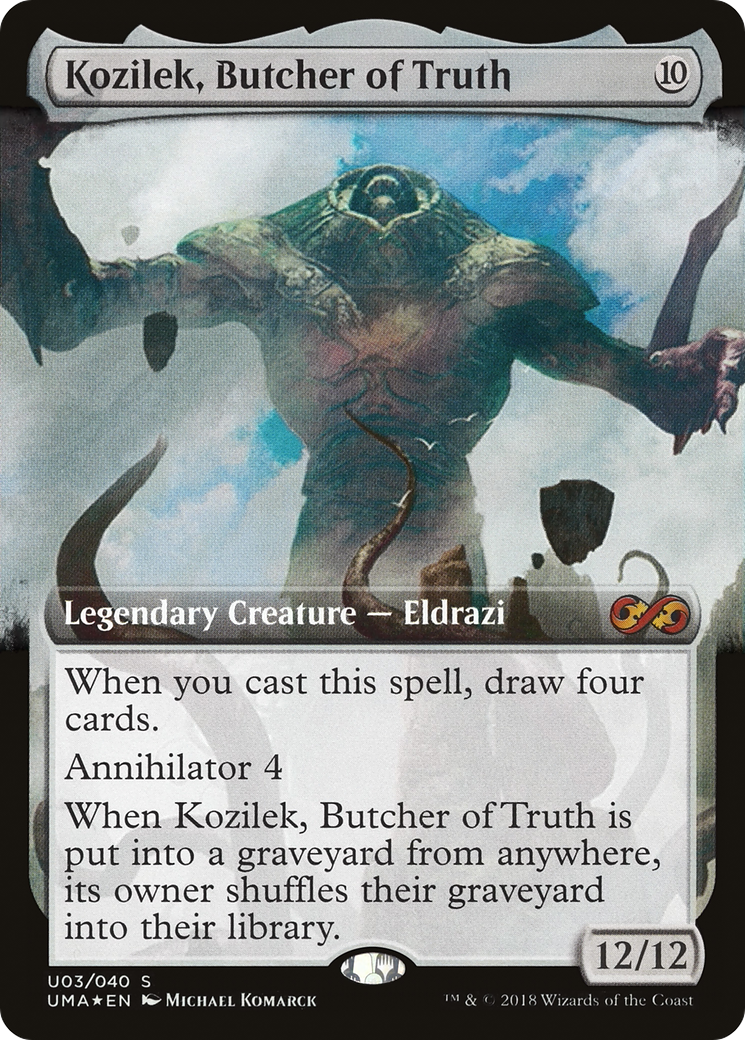 Kozilek, Butcher of Truth - Extended Art - Promo [PUMA-U3]