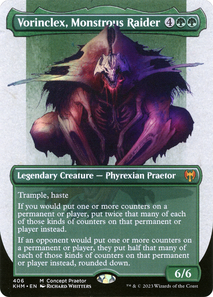 Vorinclex, Monstrous Raider - Borderless - Concept Praetor - Full Art [KHM-406]