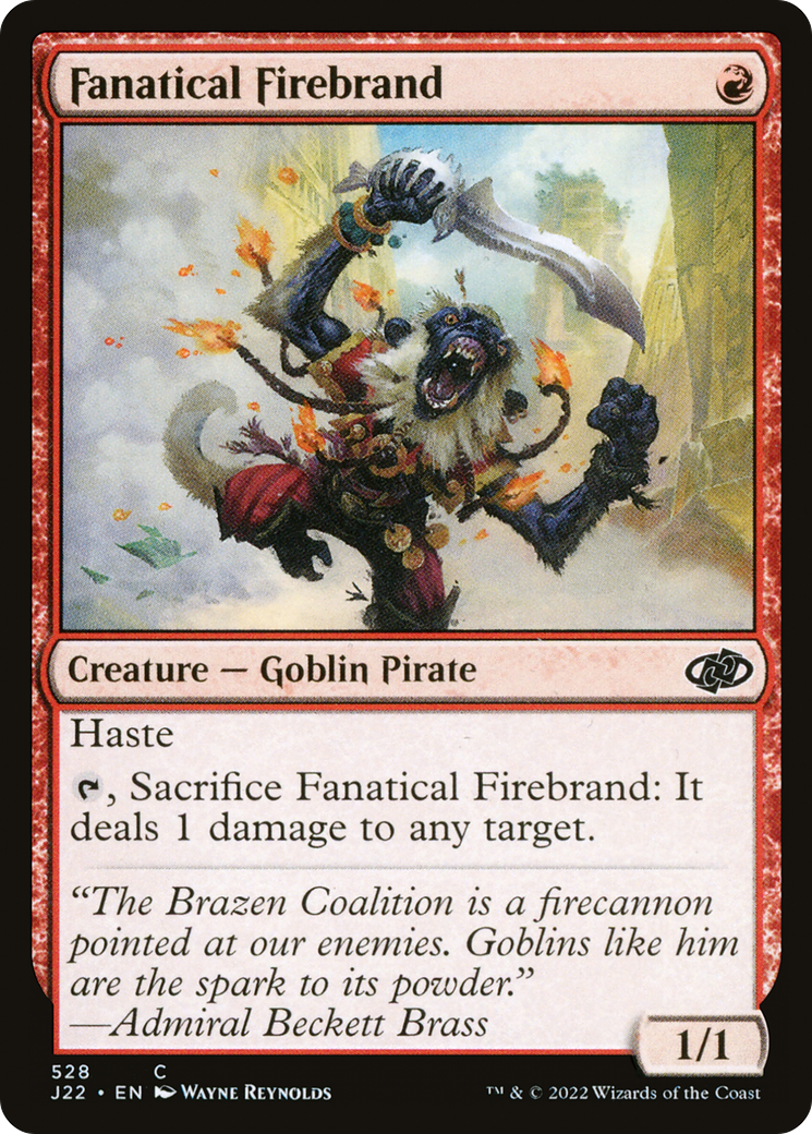 Fanatical Firebrand [J22-528]