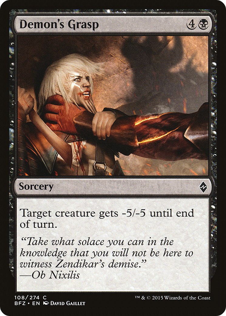 Demon's Grasp [BFZ-108]